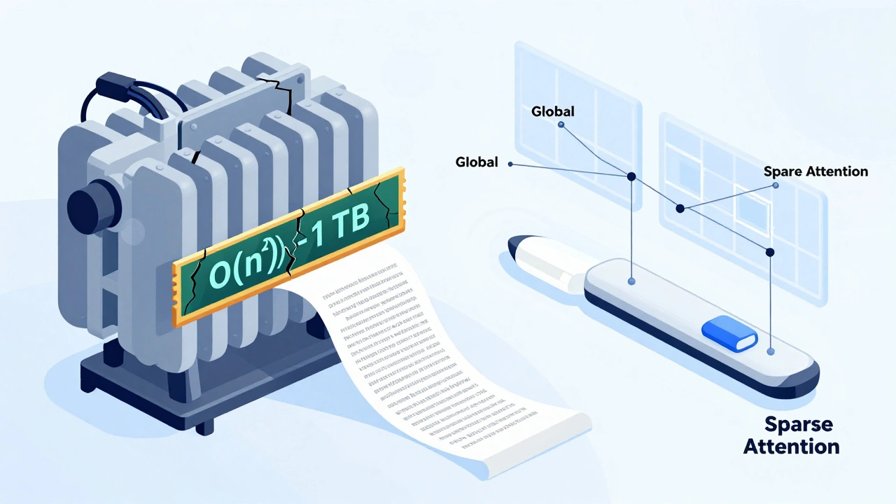 Sparse Attention and Performer Variants: Efficient Transformer Designs for Large Language Models