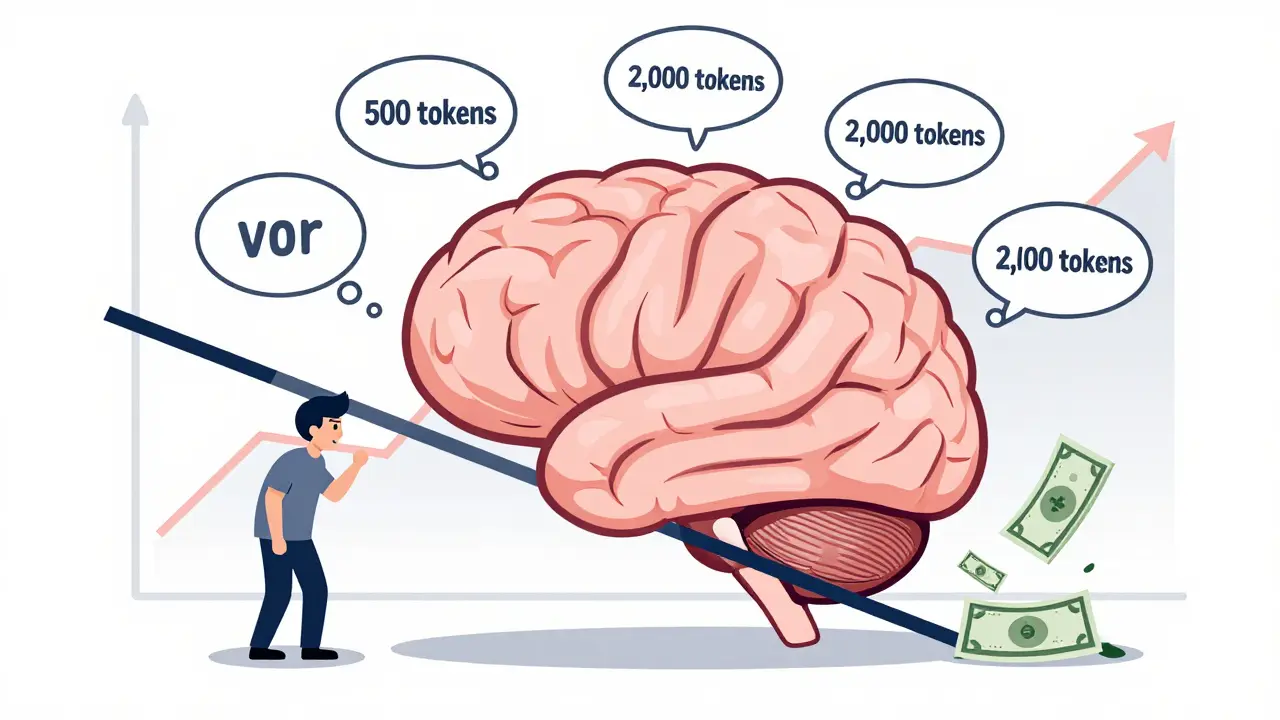 Evaluating Reasoning Models: Think Tokens, Steps, and Accuracy Tradeoffs