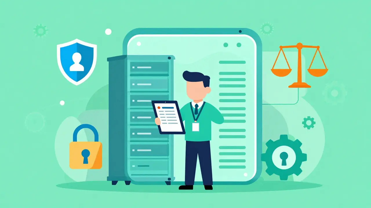 Auditor checking AI system for bias and security