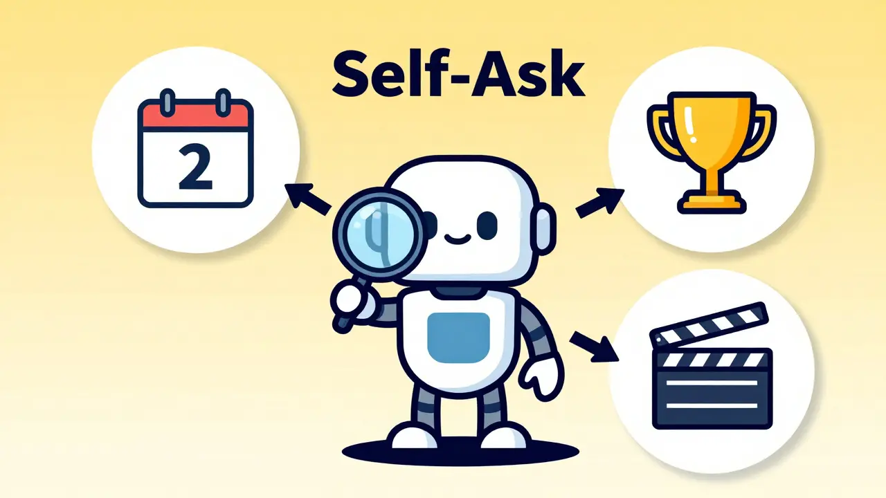 Robot using magnifying glass on sequential question bubbles