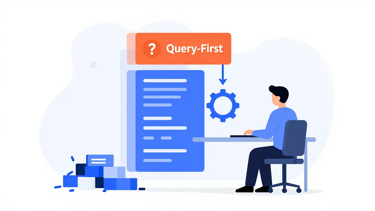 User placing question first in prompt structure diagram