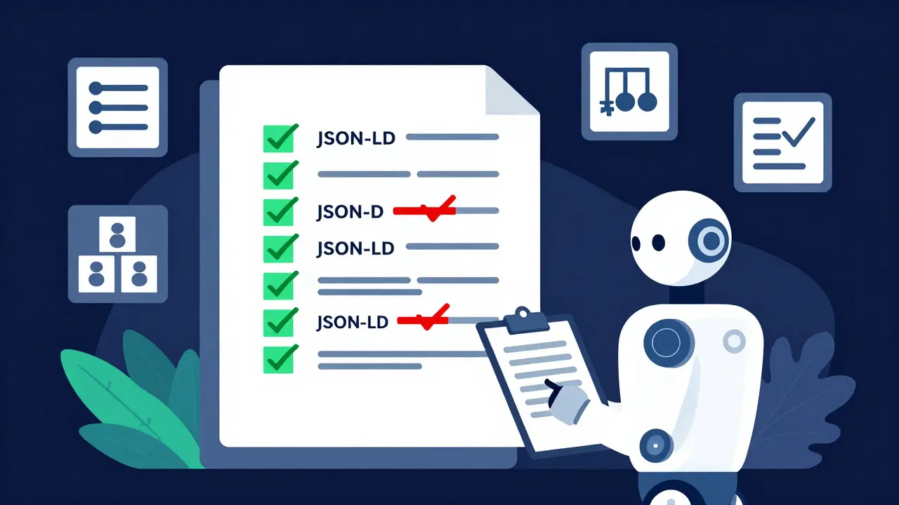AI agent verifying text against structured data