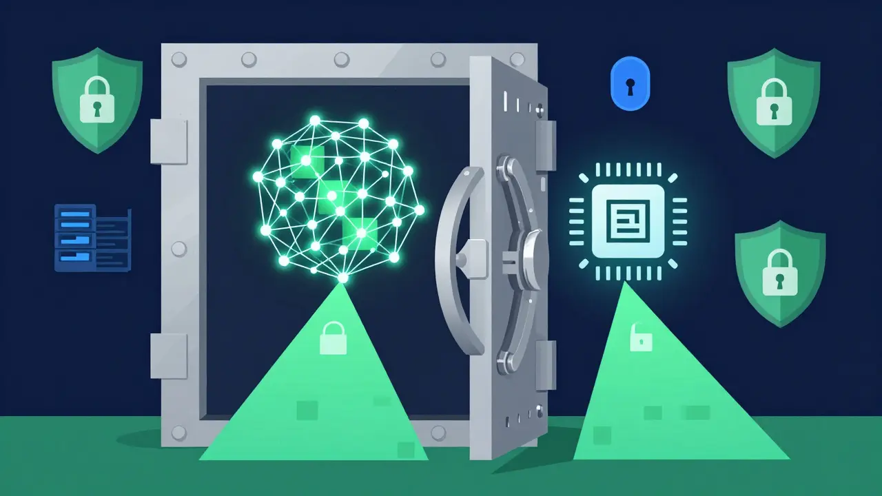 Comparison of large and small language models for security