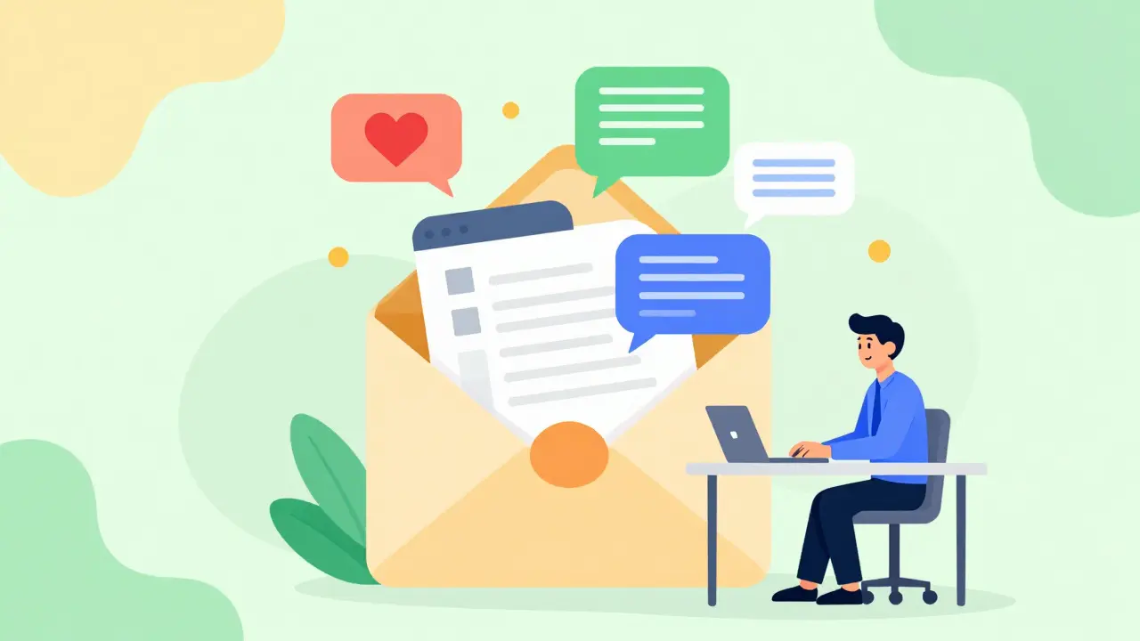 Personalized insurance letters generated by AI for better communication.