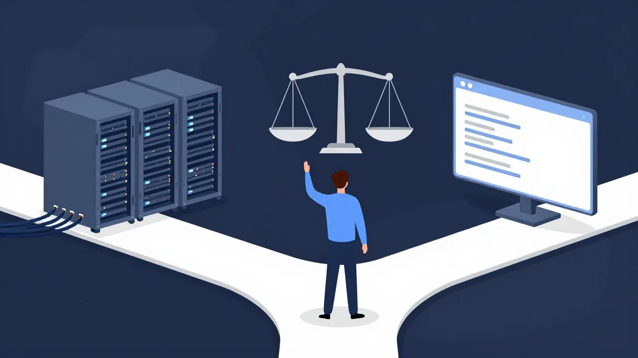 Conceptual illustration of choosing between high-cost accuracy and low-cost efficiency
