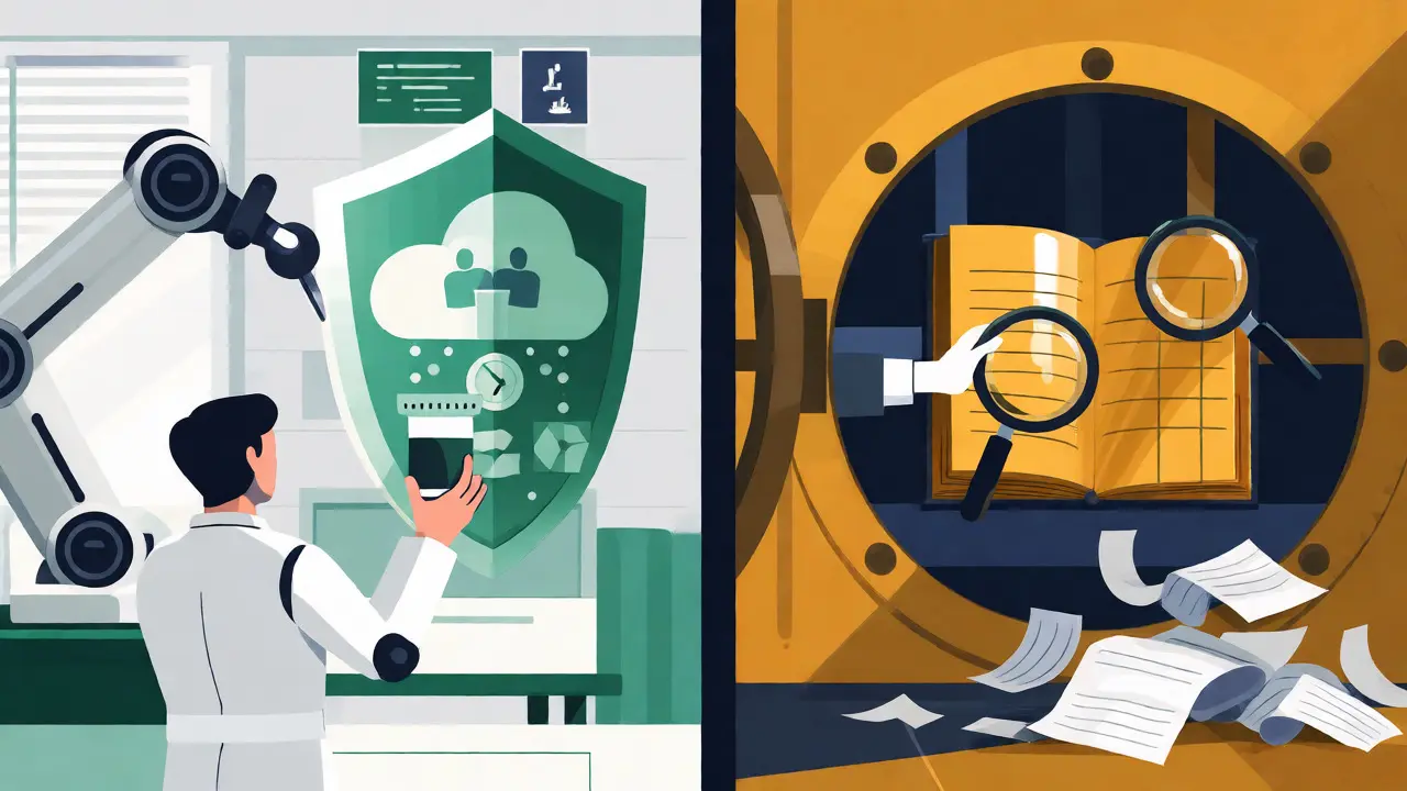 Healthcare data protection and financial audit trails limiting AI code adoption