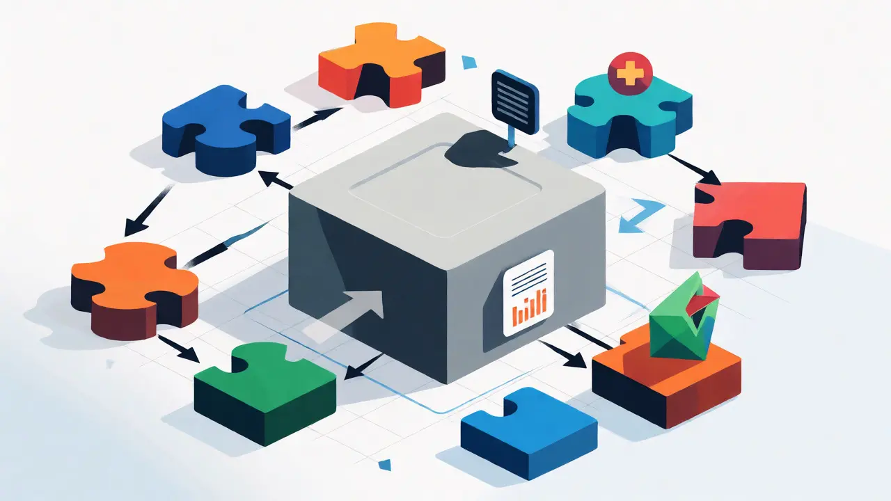 Base AI model being modified with proprietary data components as derivative work.